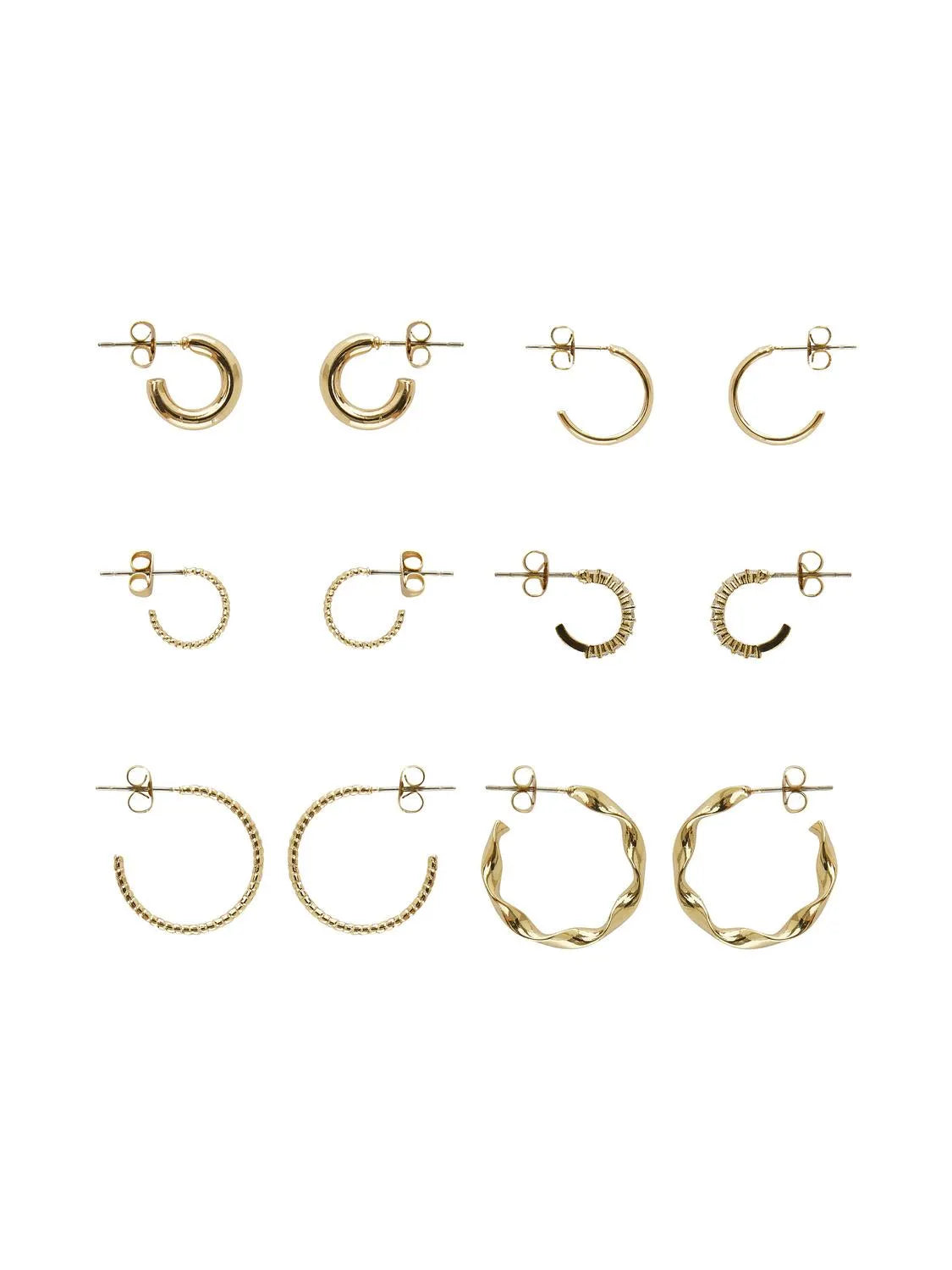 PCDIONA HOOP EARRINGS 6-PACK NOOS