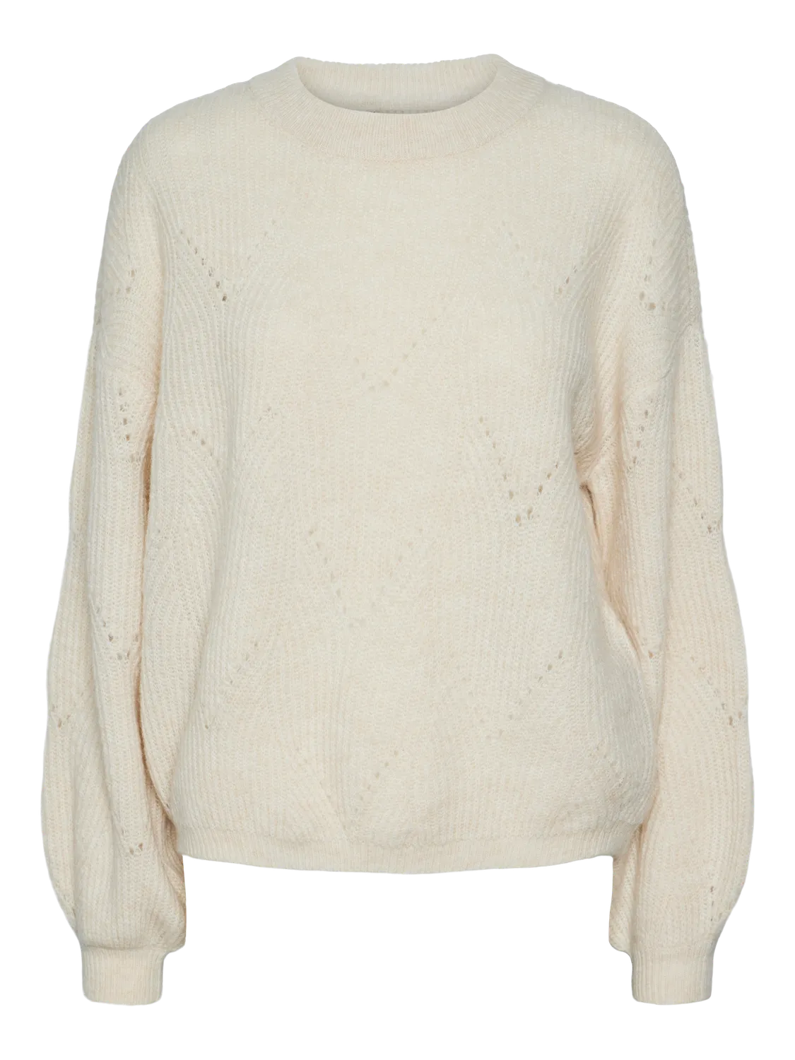 PCJENNA LS O-NECK KNIT NOOS BC