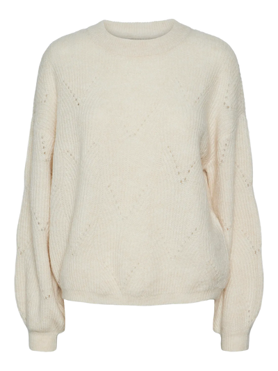 PCJENNA LS O-NECK KNIT NOOS BC