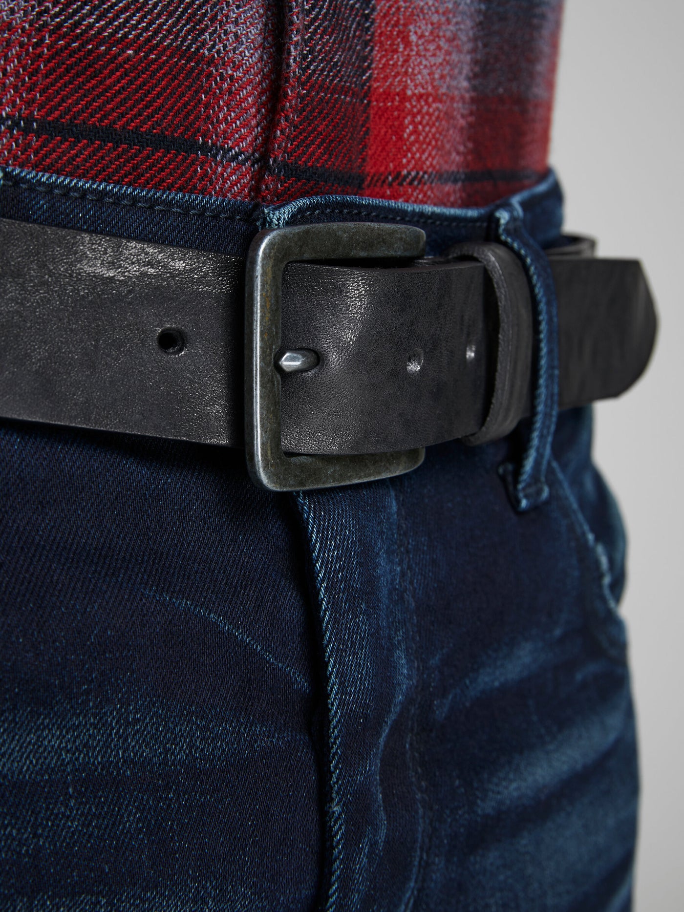 JACVICTOR Leather Belt