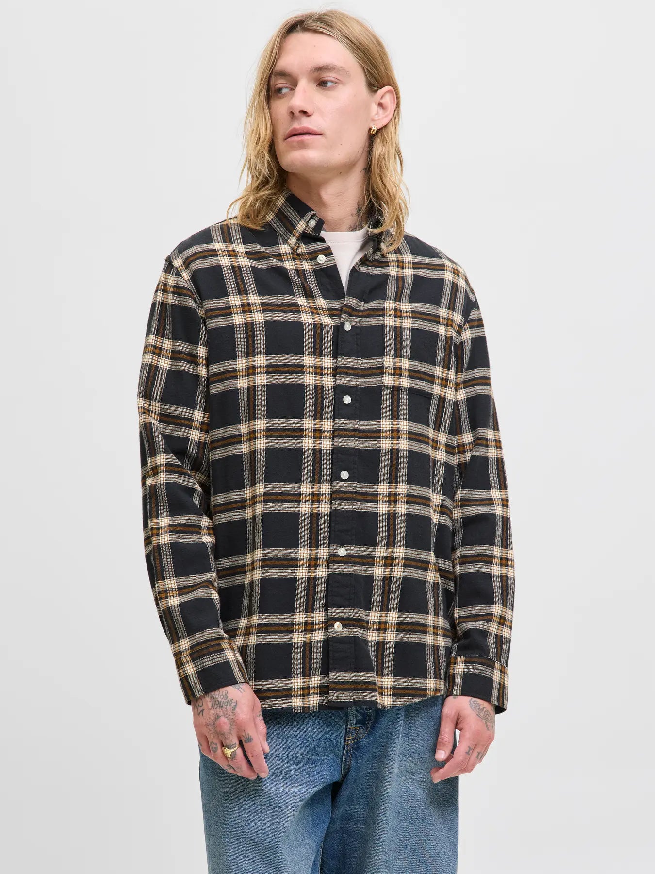 JJECLASSIC FLANNEL CHECK SHIRT LS SN