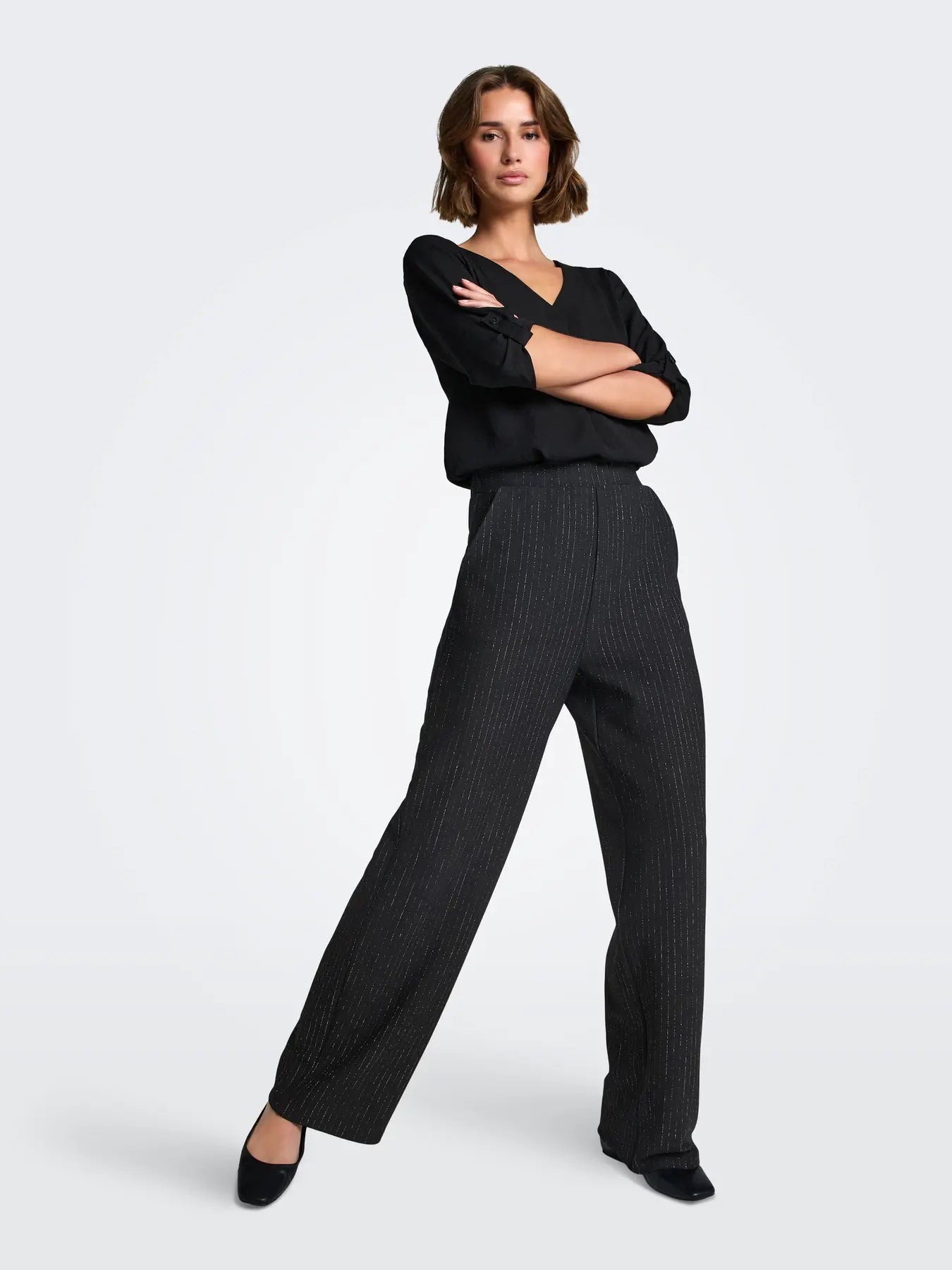 JDYMARY GEGGO ONE LUREX PANT JRS