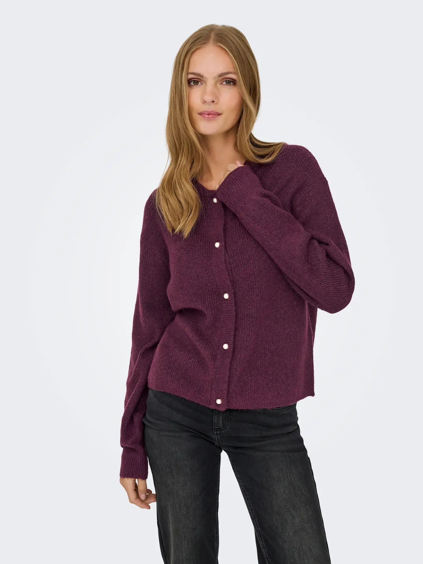 JDYLUMI LIFE L/S BUTTON CARDIGA KNT NOOS