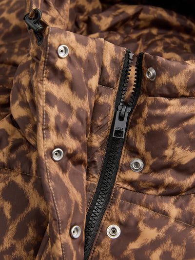 JXANA LEOPARD PUFFER JACKET OTW