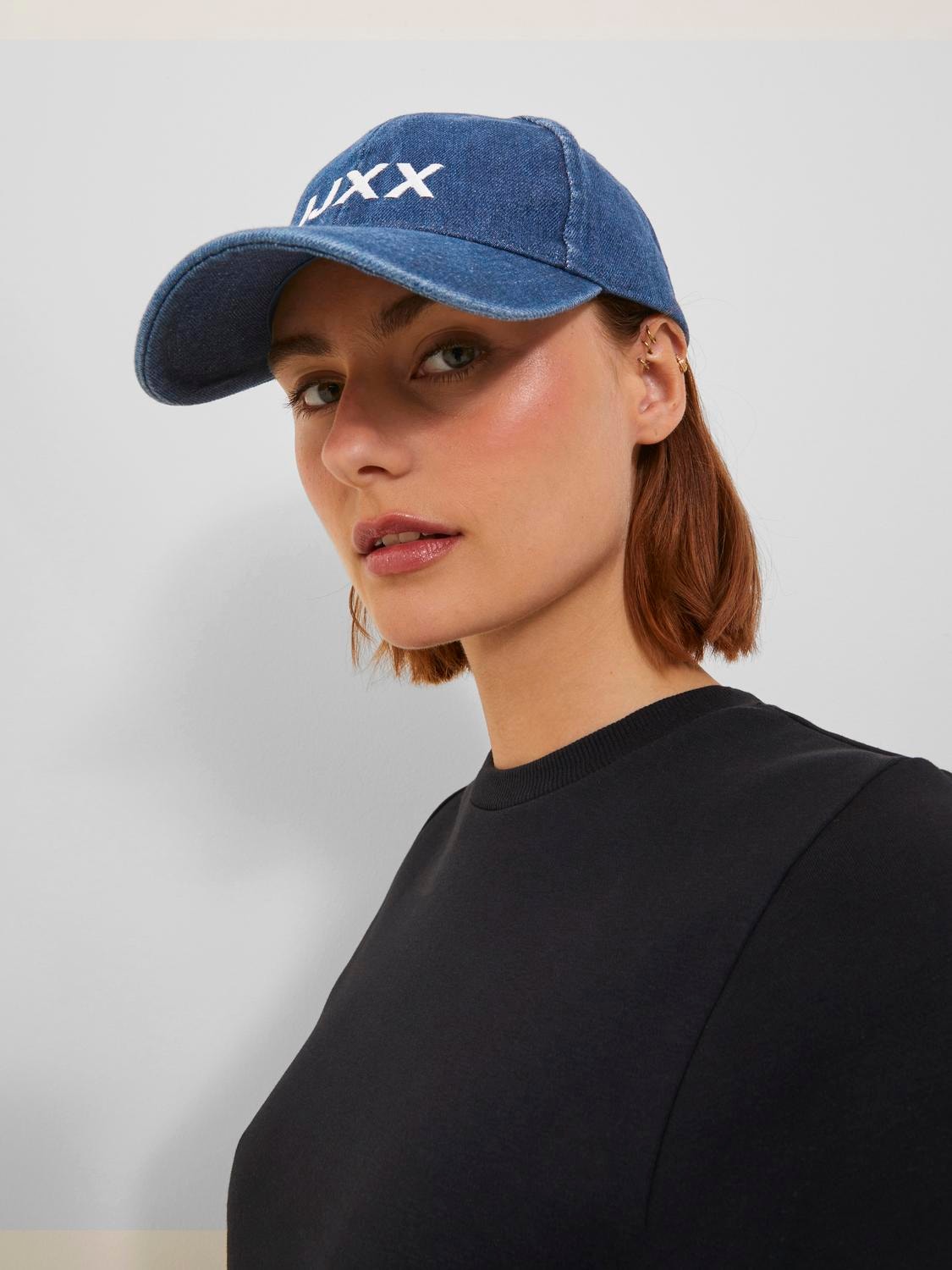 JXBASIC BIG LOGO BASEBALL DENIM CAP NOOS