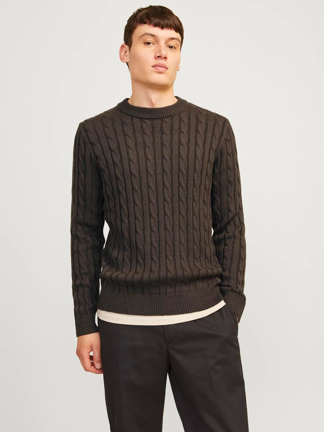 JJEROSS KNIT CREW NECK SN