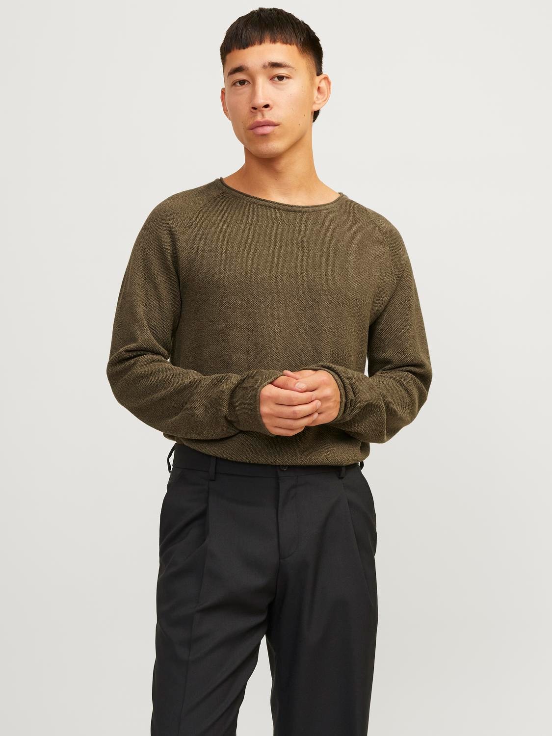 JJEHILL KNIT CREW NECK NOOS