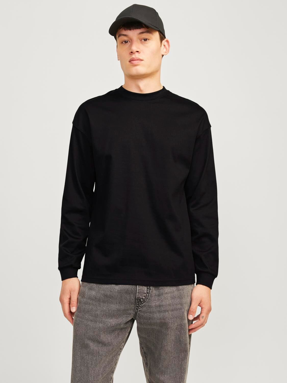 JJEURBAN EDGE TEE LS O-NECK NOOS