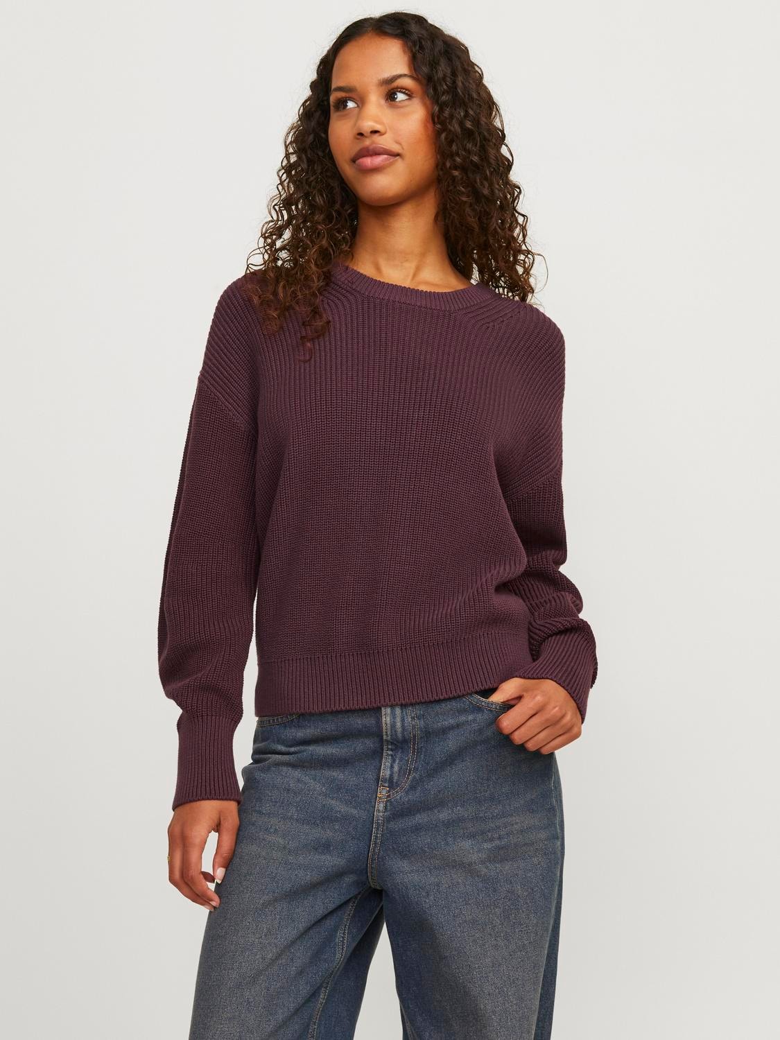 JXMILA TWIST CREW NECK KNIT NOOS