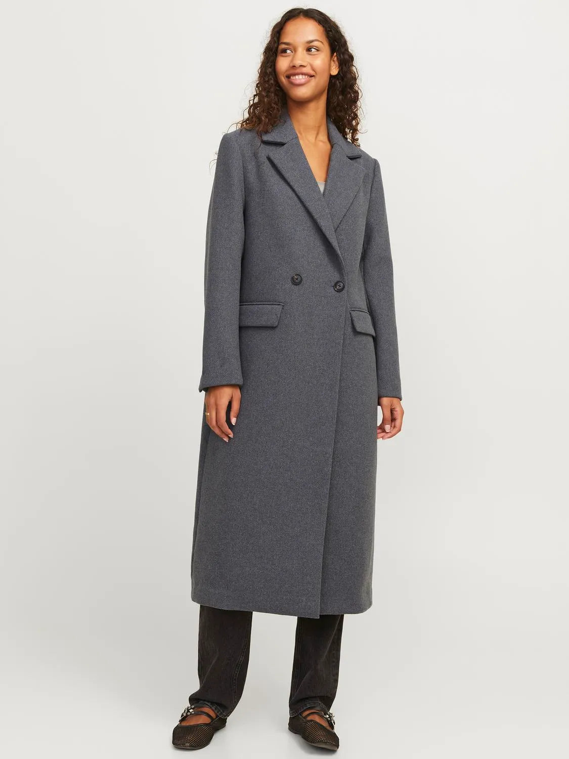 JXELISA LONG WOOL BLEND COAT OTW