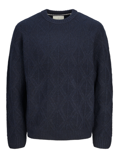 JPRCCFELIX KNIT STRUCTURE CREW NECK