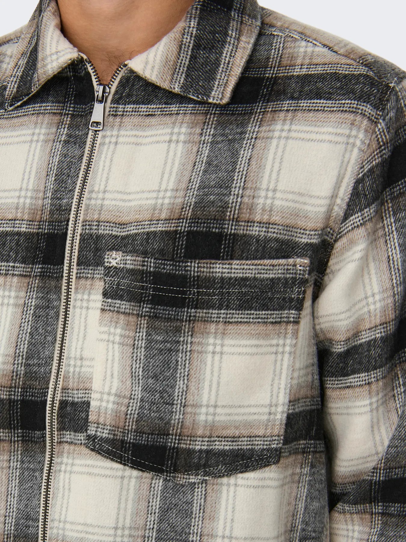 ONSAUSTIN WOOL ZIP OVERSHIRT NOOS