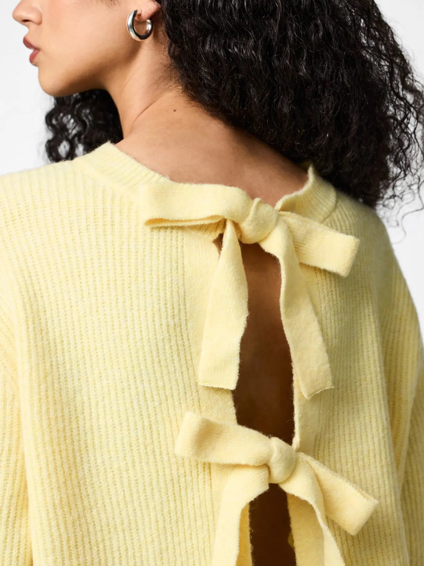 PCSILLY LS REV TIE KNIT NOOS BC