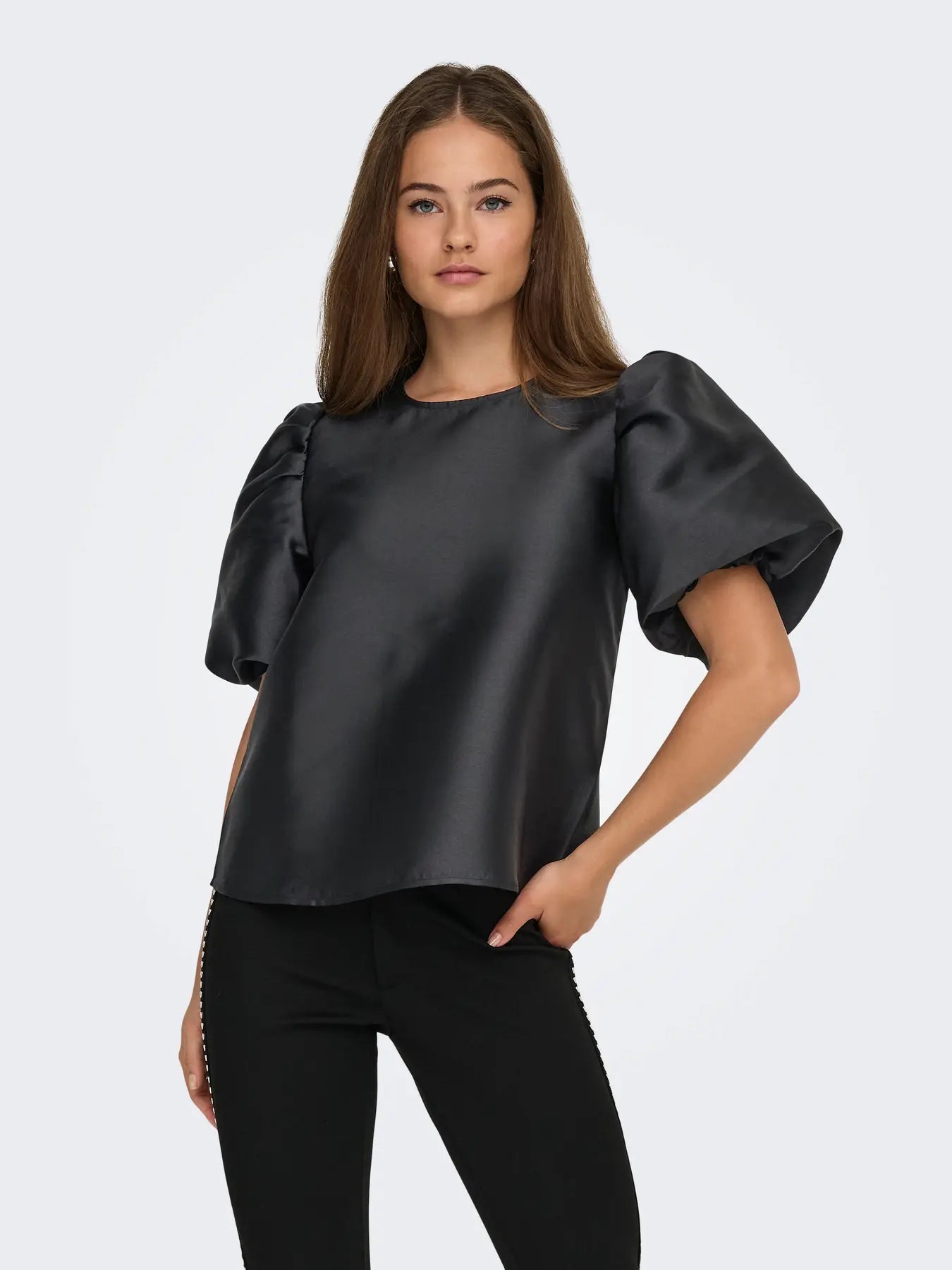 ONLMANNY 2/4 HEAVY SATIN TOP WVN CS