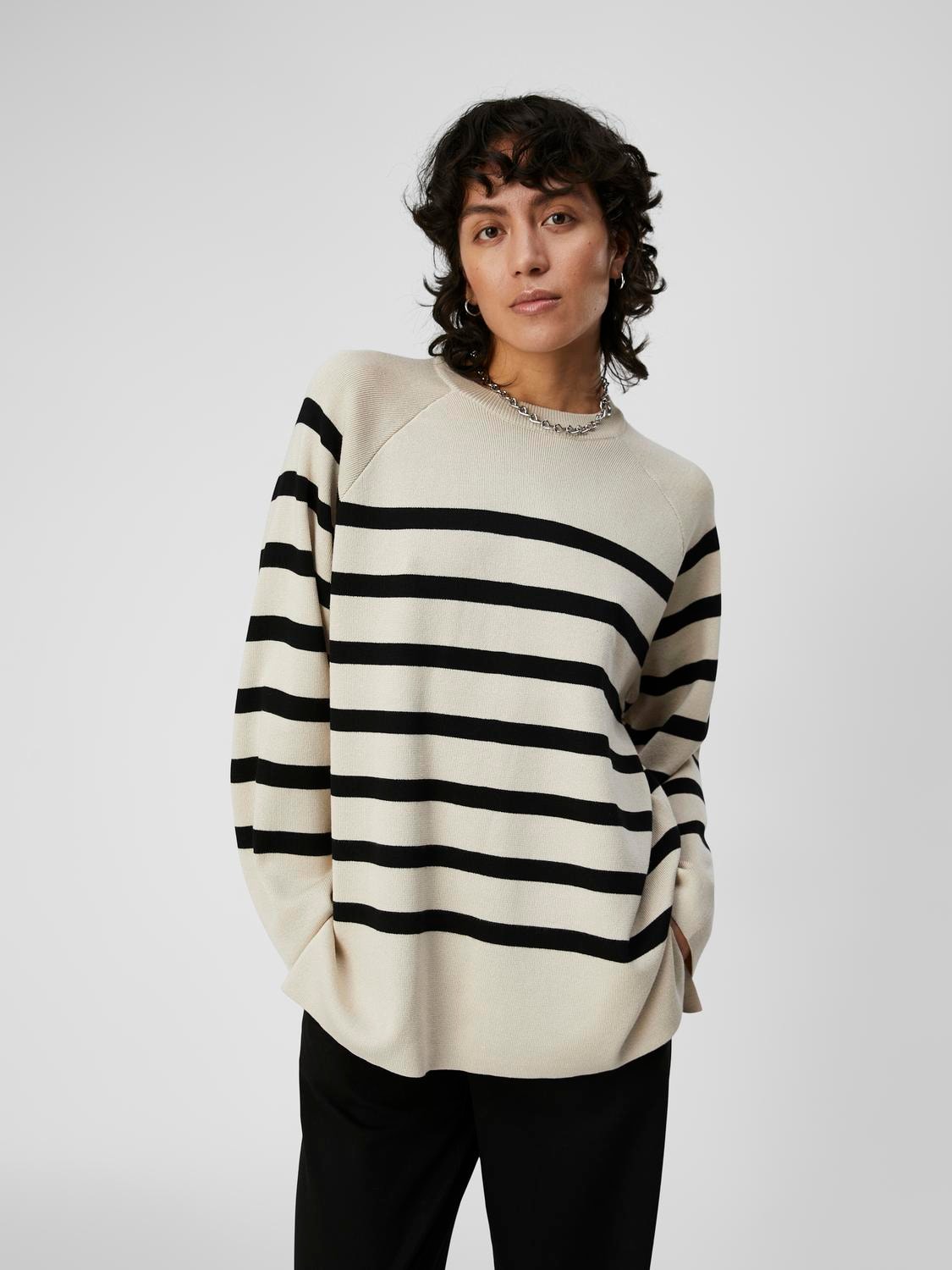 OBJESTER LS KNIT TOP NOOS