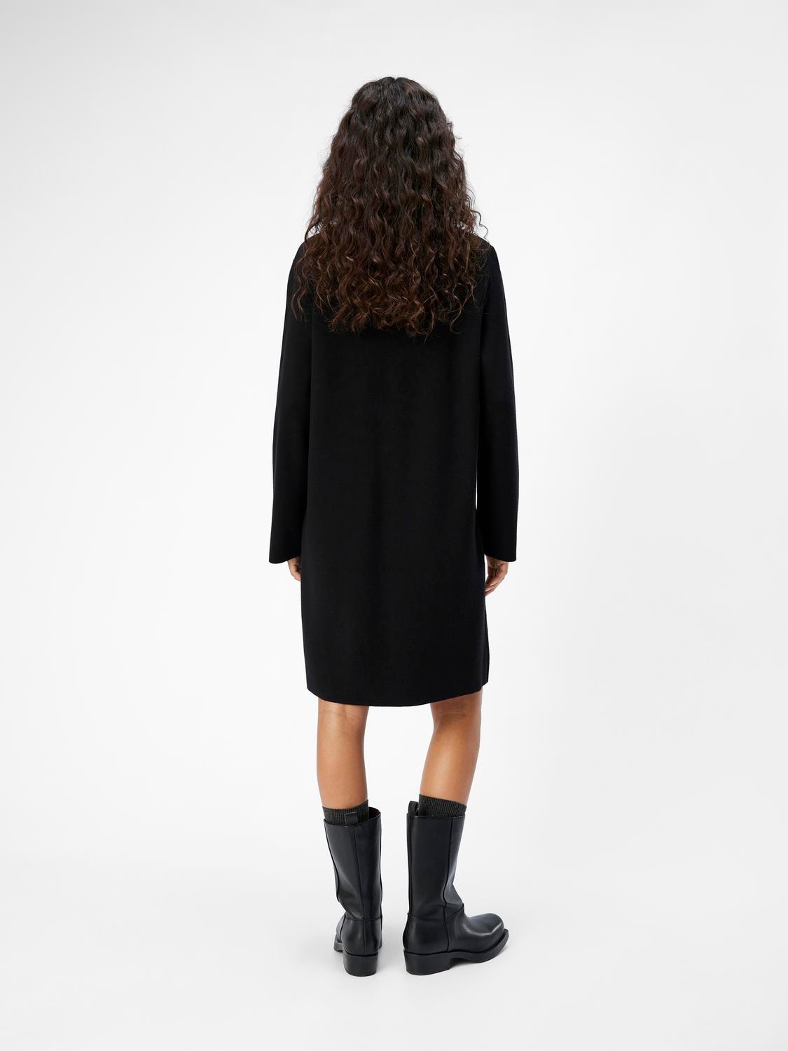 OBJREYNARD RE L/S O-NECK DRESS DIV