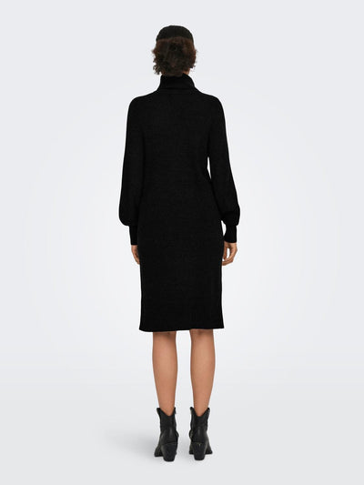 ONLSASHA L/S ROLLNECK DRESS KNT NOOS