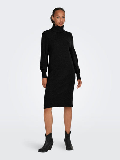 ONLSASHA L/S ROLLNECK DRESS KNT NOOS