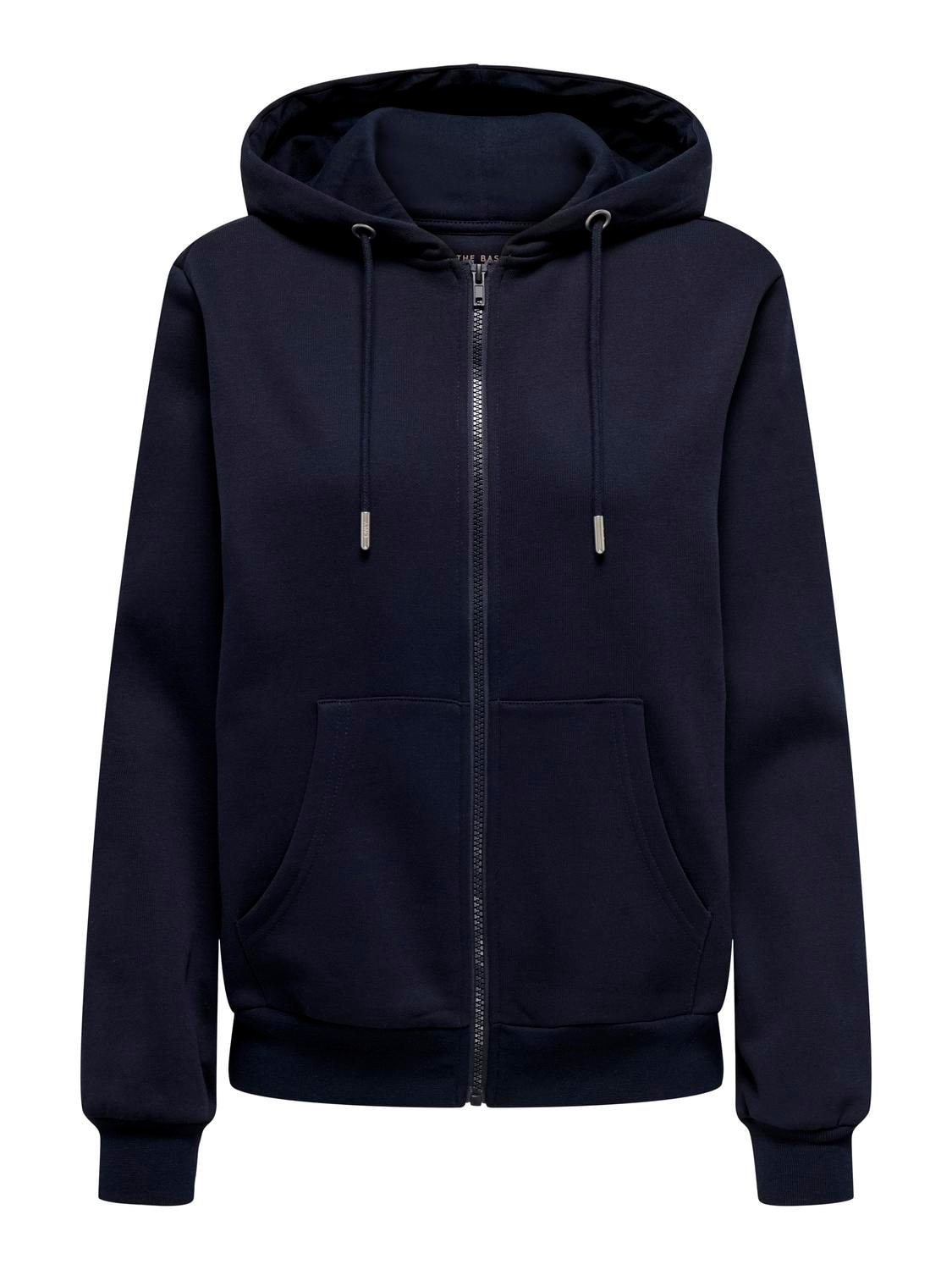 ONLDAZE L/S ZIP STRING HOOD SWT