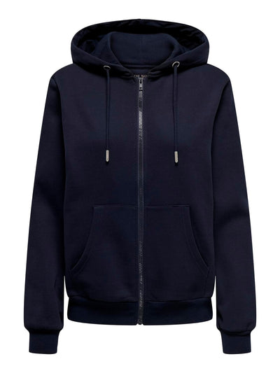 ONLDAZE L/S ZIP STRING HOOD SWT