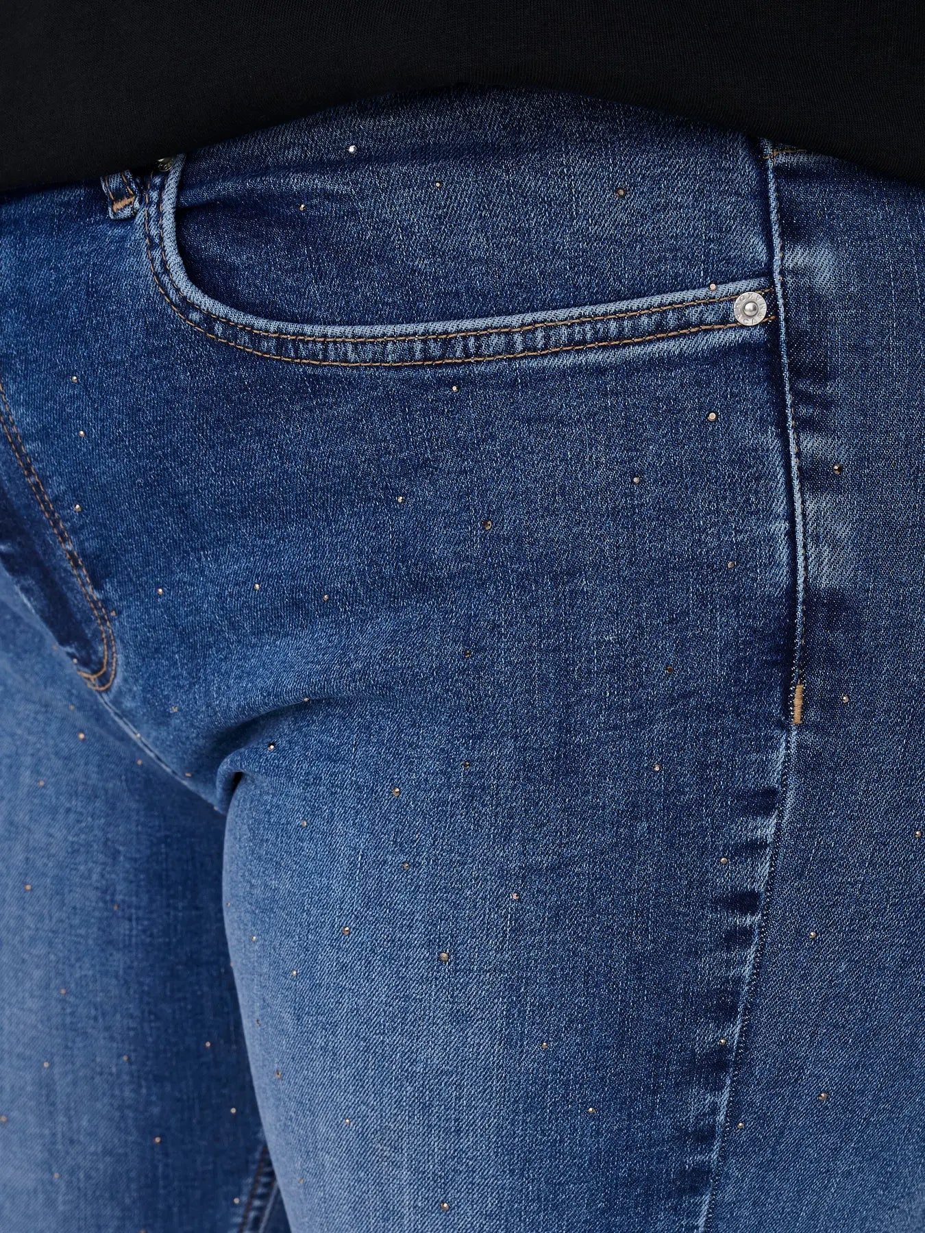 CARWILLY HW FLARED RHINESTONE DNM