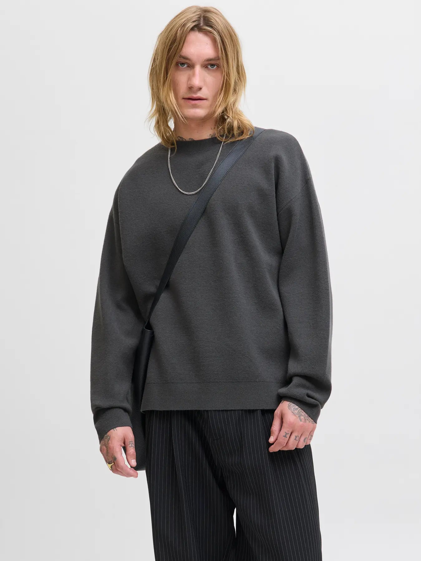 JPRBLABRADFORT KNIT CREW NECK