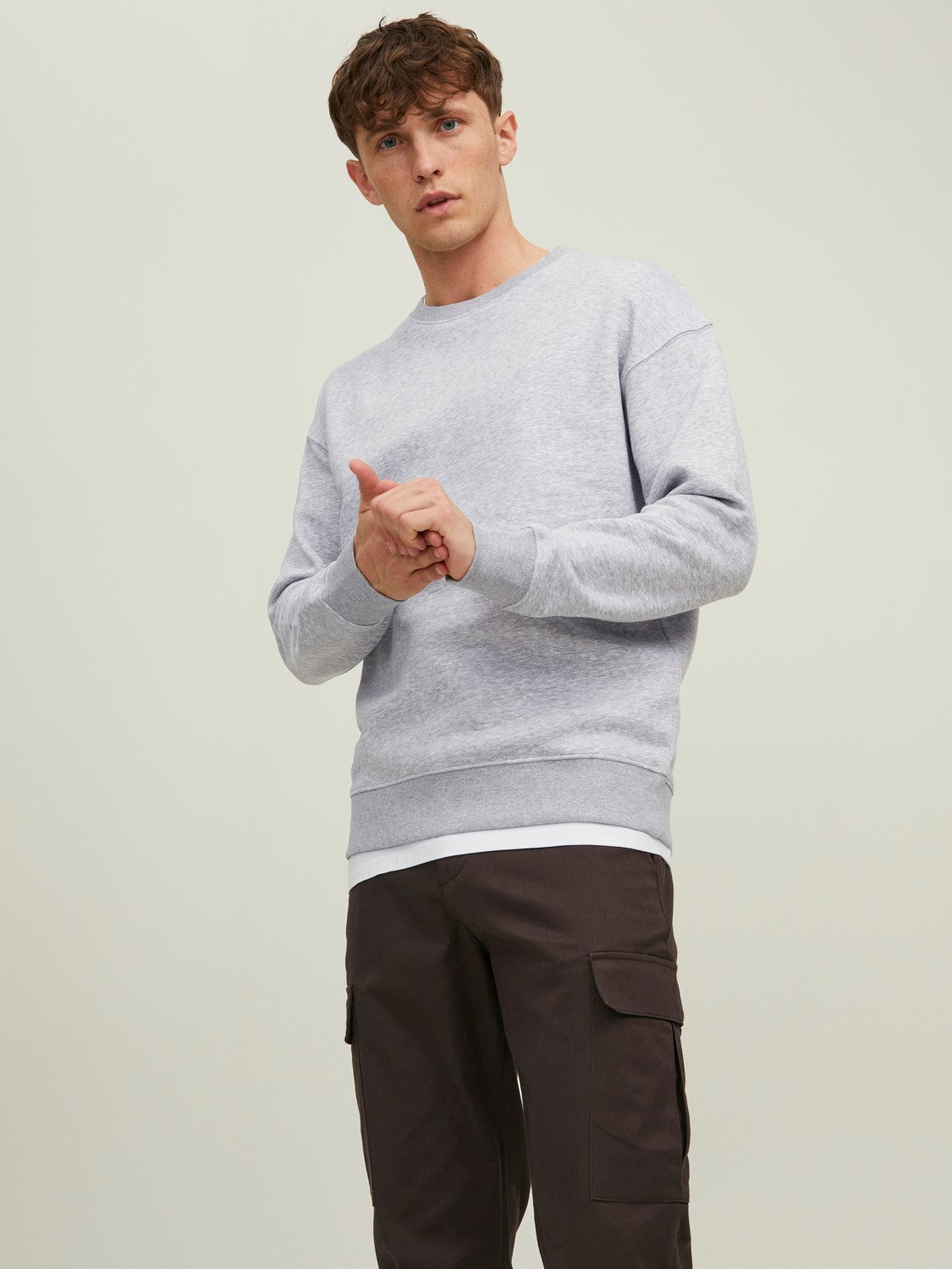 JJESTAR BASIC SWEAT CREW NECK NOOS